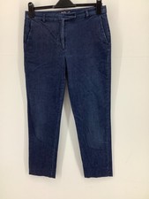 M&S The Mia Slim Denim Trousers Short Leg UK 10