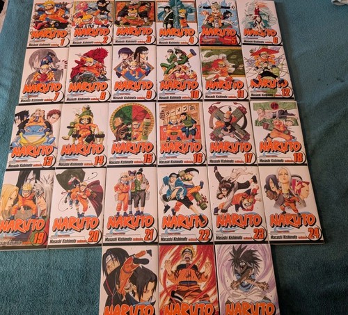 Naruto manga bundle set - naruto, 1-27
