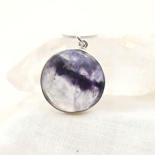 Blue john fluorite 925 silver - john,
