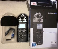 Zoom H5 Handy Recorder  -  Wav And MP3, 2 or 4 Track Simultaneous Recording