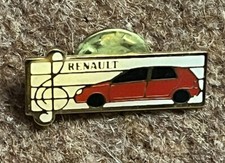 Renault Clio Pin Badge Genuine French VGC Sport MK2 1 2001 Classic Car France