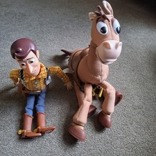 Large Interactive Woody And Bullseye Fully Working Disney Brand/disneyland paris