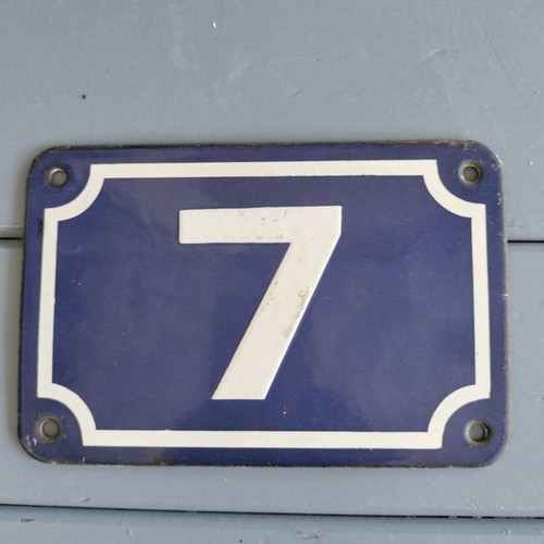 Vintage blue french house - blue,