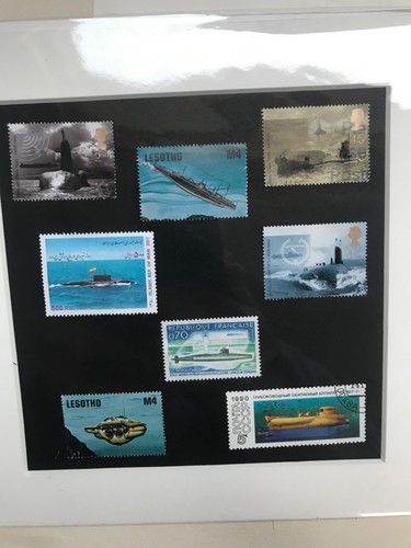Worldwide stamps submarines