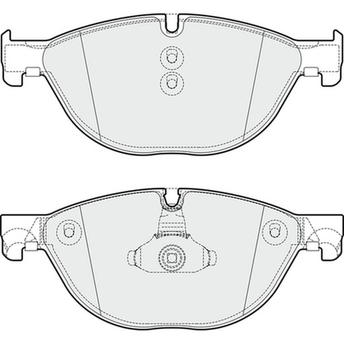Brake pads set - set, bmw