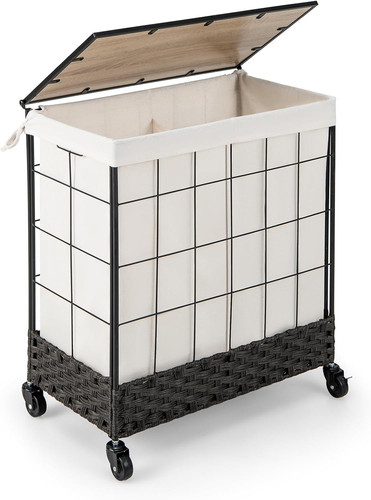 Laundry basket wheels - laundry, on