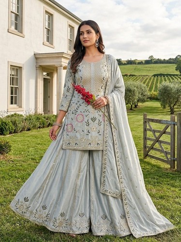 Stitched kurti sharara - stitched,