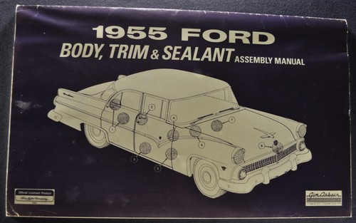 1955 ford body trim - ford, assembly