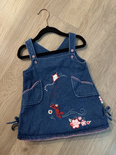 Elmo vintage denim dress - vintage, 18