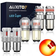 2X BAY15D 1157 RED LED BRAKE STOP TAIL LIGHT BULBS GLOBE ERROR FREE SUPER BRIGHT