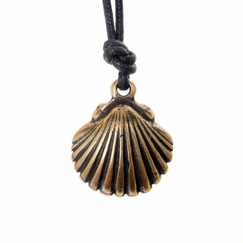 Pilgrims shell pendant - pendant,