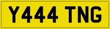 YACHT NUMBER PLATE YACHTING Y444 TNG REGISTRATION YACHTS SAILING BOAT CHARTER