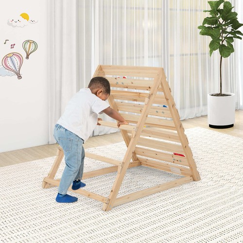 Kids wooden climbing toy - kids,