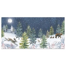 Box Of 10 RSPCA Charity Hare & Bears Christmas Cards In 2 Designs