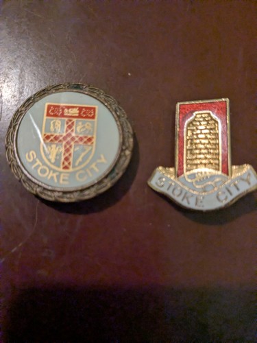 Stoke city pin badges - 2,
