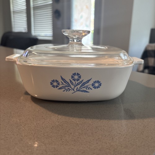 Vintage corning ware blue - corning,