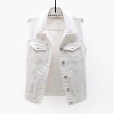 Women's Waistcoat Denim Vest