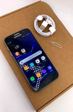 Samsung Galaxy S7 Android Mobile Phone 32GB Black Unlocked Grade A Excellent -UK