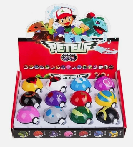 12pcs ball pokeball set - ball, kids