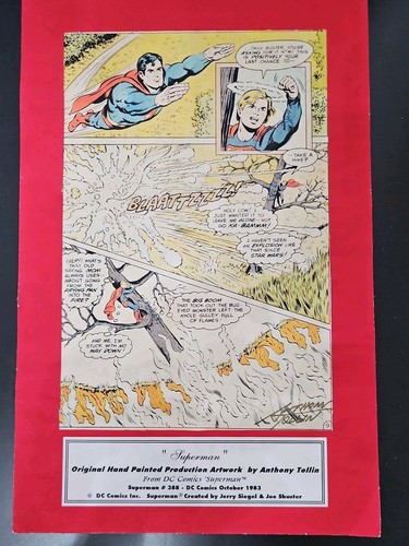 Original superman comic issue - original,