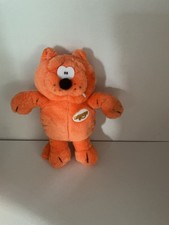 Heathcliff The Cat 12" Soft Plush Cuddly Toy Vintage PMS Cartoon Orange Cat