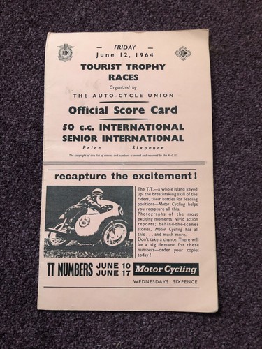 Motor cycle road racing