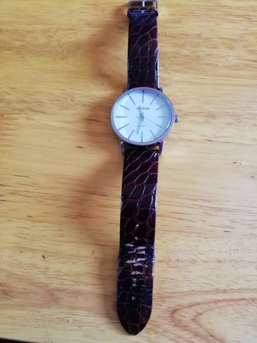 Men citron quartz watch - quartz,