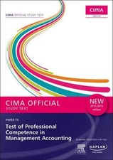 CIMA Official Study Text Test of Professional Competence in... - CIMA