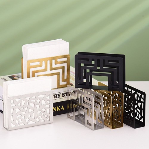 Stainless steel napkin holder - steel,