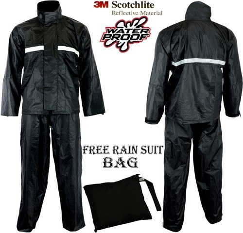 Black waterproof motorbike - black,