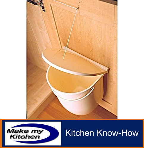 Kitchen bin door mounted - kitchen,