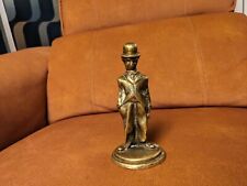 brass charlie chaplin statue figure