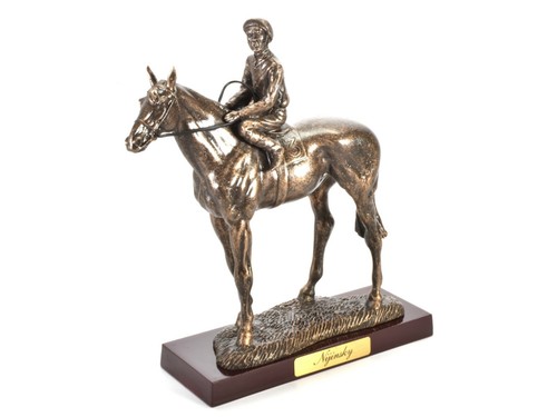 Horse race figurine - race,
