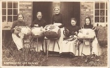 Bedfordshire Lace Makers by R.A.Cheetham (a Woburn Sands photographer).