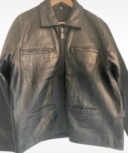 Men black leather - men’s,