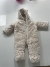 Unisex Baby Beige Faux Rabbit