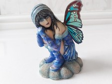 Nemesis Now Butterfly Wing Fairy Ornament blue colours