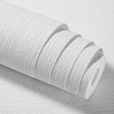 White Paintable Wallpaper