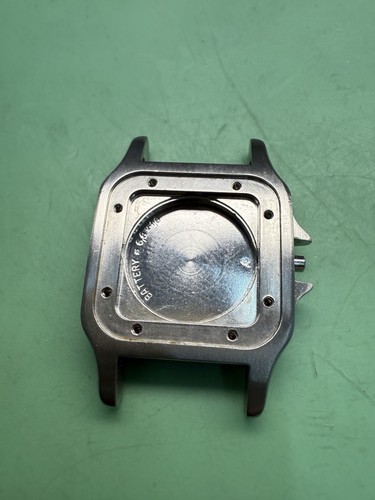 Cartier santos galbée - galbée, middle