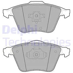 Front brake pad set disc - pad,