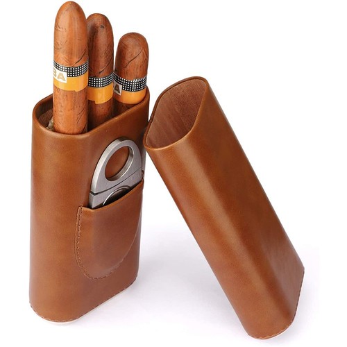 Cedar wood lined cigar case - lined,