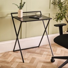 OHS Folding Laptop Desk Portable Computer Study Metal Frame Table