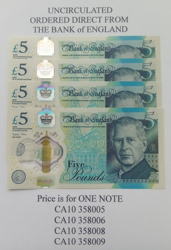 King charles pound 5 - king,