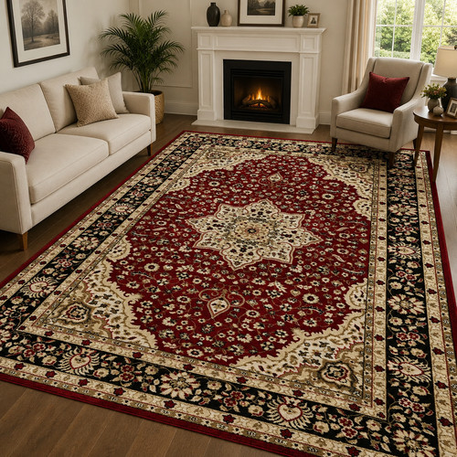 Traditional area rug large - traditional,