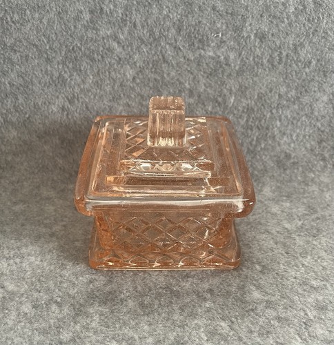 Vintage art deco pressed glass - deco,
