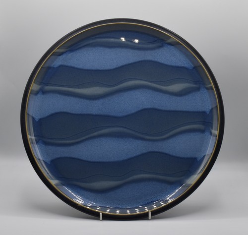 Denby blue jetty water round - blue,