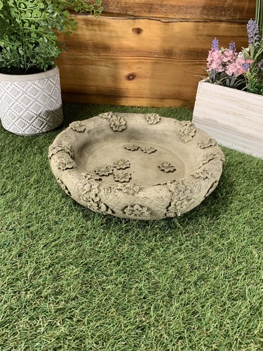 Stone garden flower bird - garden,