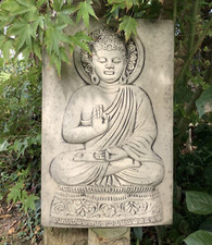 Stone garden zen buddha wall - stone,