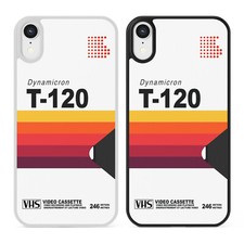 Phone Case Cover for iPhone Samsung Retro VHS Cassette Tape 1980s Video Vintage