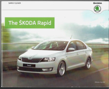 Skoda Rapid 2014-2015 UK Market Sales Brochure S GreenLine SE Sport Elegance